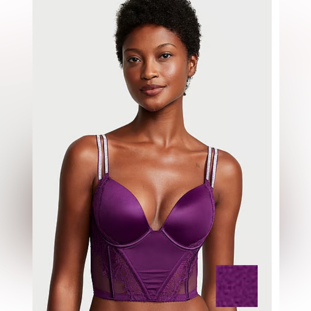 Victoria’s Secret Double Shine Strap 🙌Push-up Corset Top